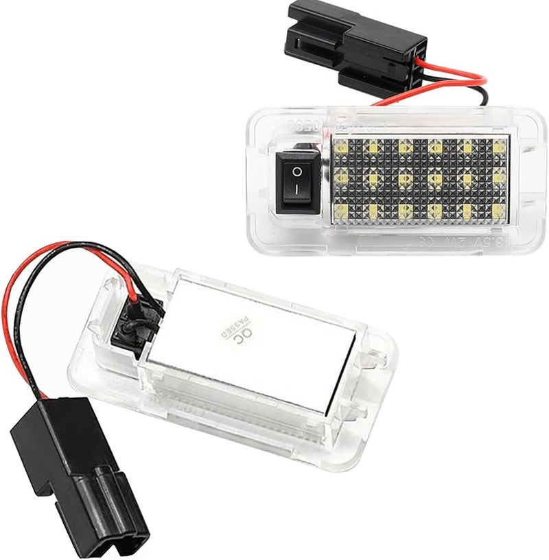 csslyzl 1PC LED Luggage Compartment Lights w/Switch Compatible with Toyota RAV4 Sienna Highlander Prius Venza Scion tC xB, Replacement for Lexus RX350 CT200h NX300h White LED Interior Trunk Cargo Area Lamp - Image 3